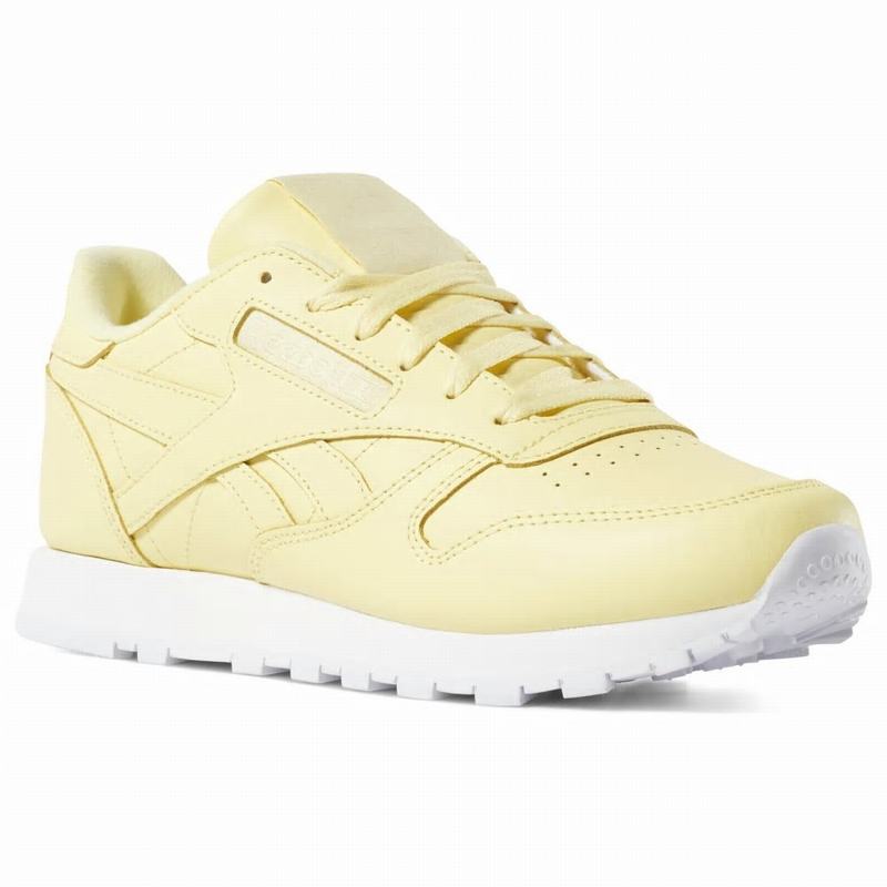 Reebok Classic Leather Tenisky Damske - Červené Žlté/Biele IZ3786UQ